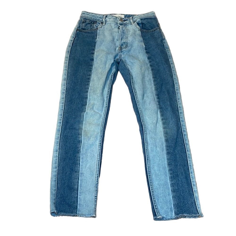PacSun Mom Jean Multi color, striped, denim, 25